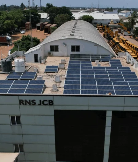 Rooftop solar for JCB showroom in bangalore