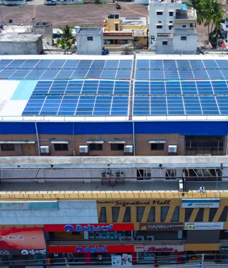 110 kWp rooftop solar on parekh signature mall by orb energy
