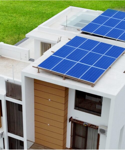 Orb Energy rooftop solar panels installed on a residential house, providing sustainable energy solutions