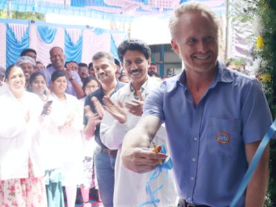 solar panel manufacturing plant inauguration